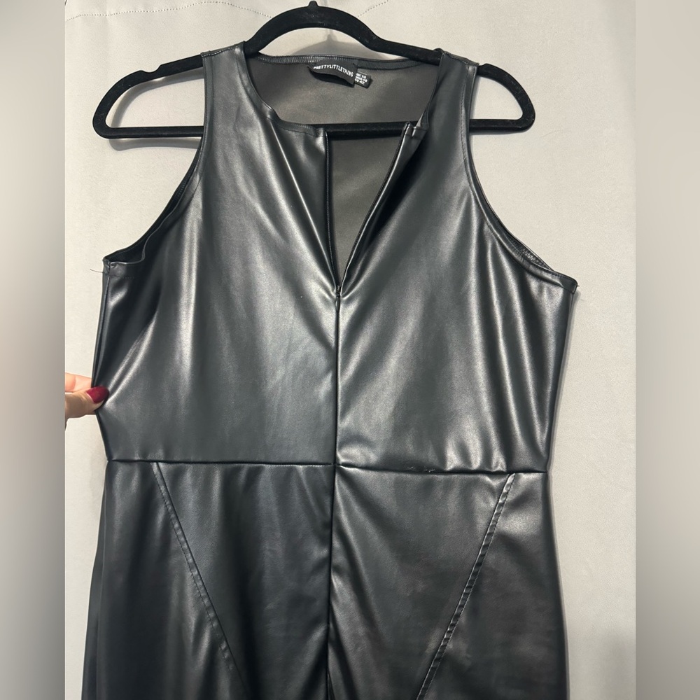 Leather jumpsuit
